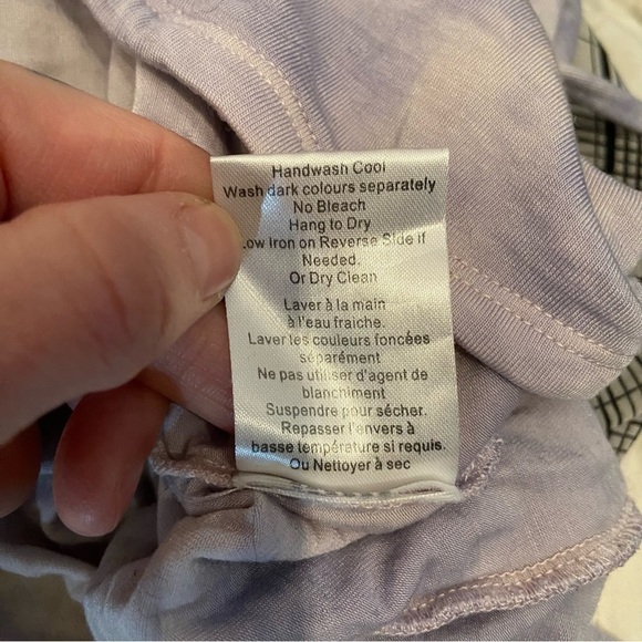 Aritzia‎ Wilfred  lavender tie-dyed oversized tunic in size medium - Picture 8 of 8